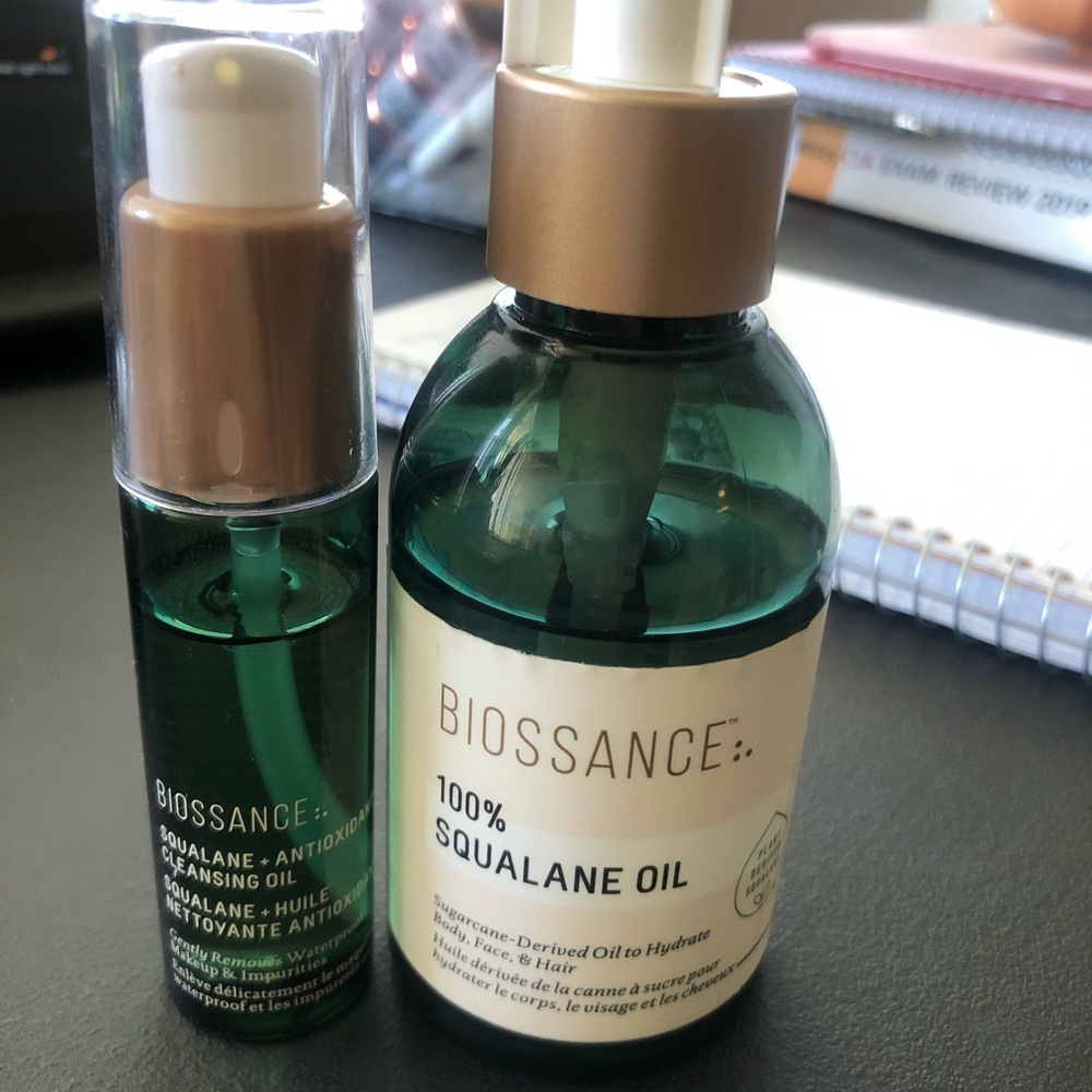 100% Squalane Oil & Cleanser - biossance